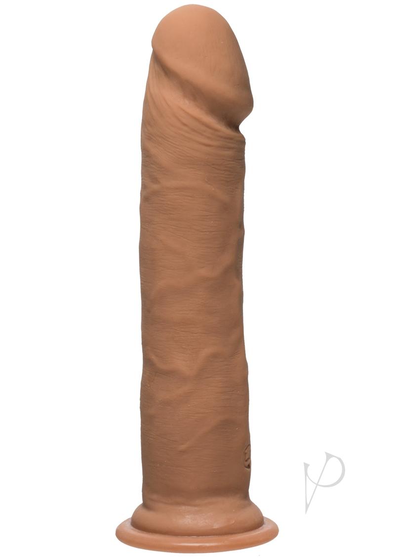 The D Realistic D Ultraskyn Dildo 8in - Caramel