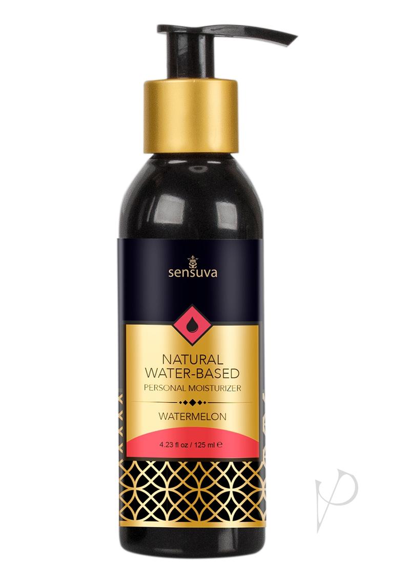 Sensuva Natural Water Based Watermelon Flavored Lubricant 4.23oz