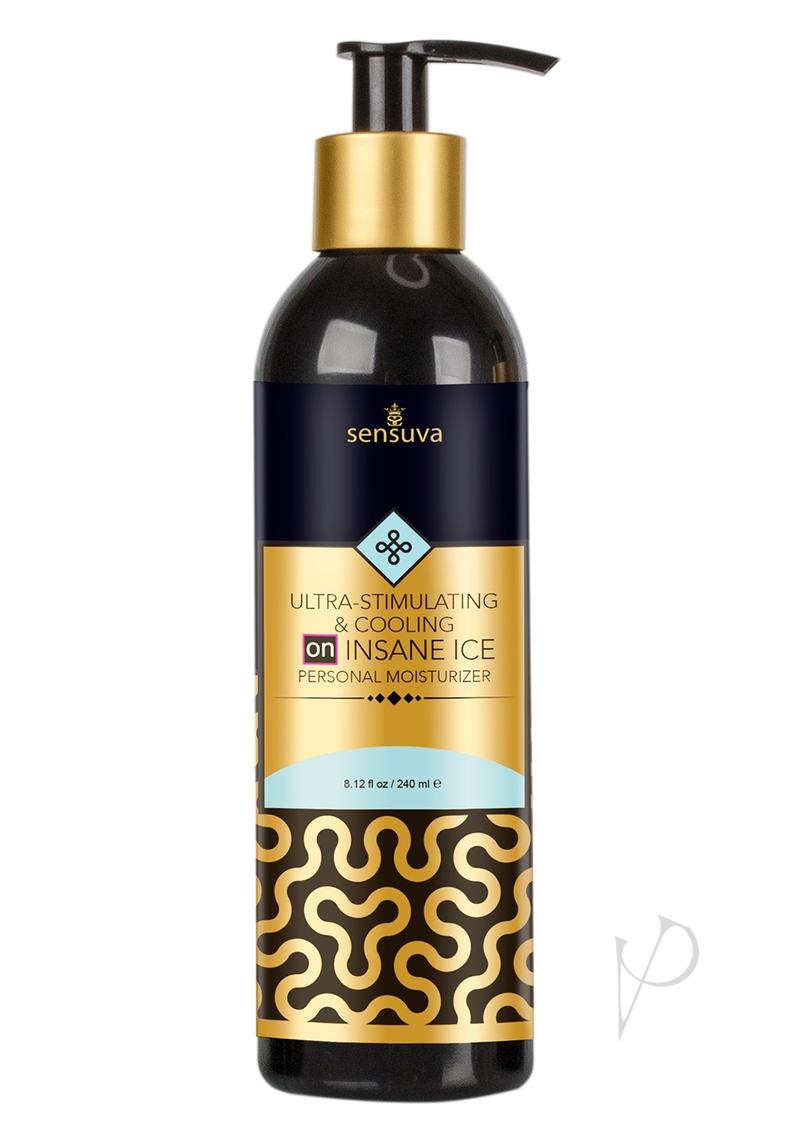 Sensuva Ultra Stimulating and Cooling On Insane Ice Hybrid Lubricant 8.12oz