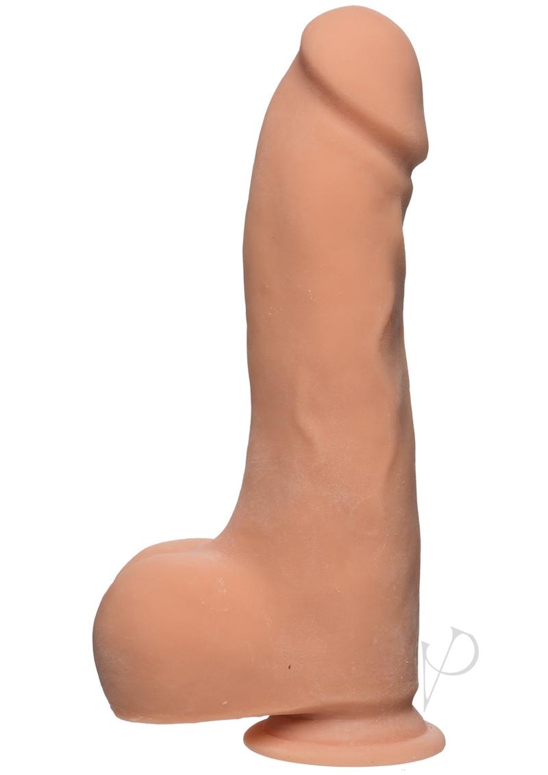The D Master D Ultraskyn Dildo with Balls 10.5in - Vanilla