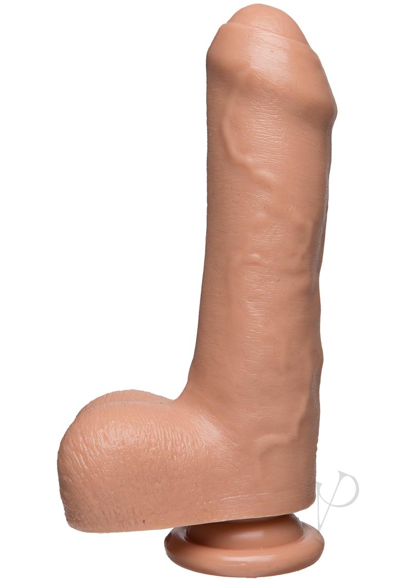 The D Uncut D Firmskyn Dildo with Balls 7in - Vanilla