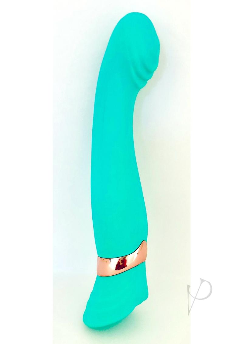 Nu Sensuelle Geminii XLR8 Rechargeable Silicone G-Spot Vibrator - Electric Blue