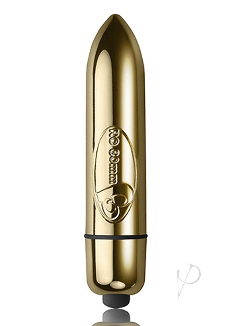 RO 80 mm Single Speed Bullet Vibrator - Champagne Gold