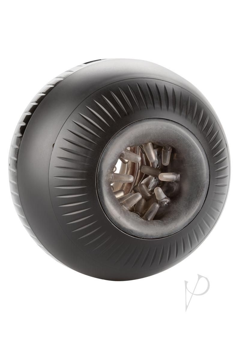 Optimum Power Masturball Rechargeable Vibrating Masturbator - General Orifice - Black