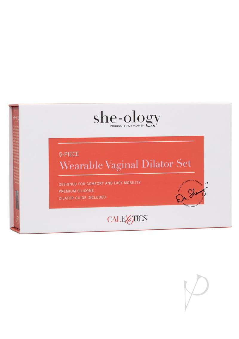 She-ology Silicone Wearable Vaginal Dilator (5 Per Set)
