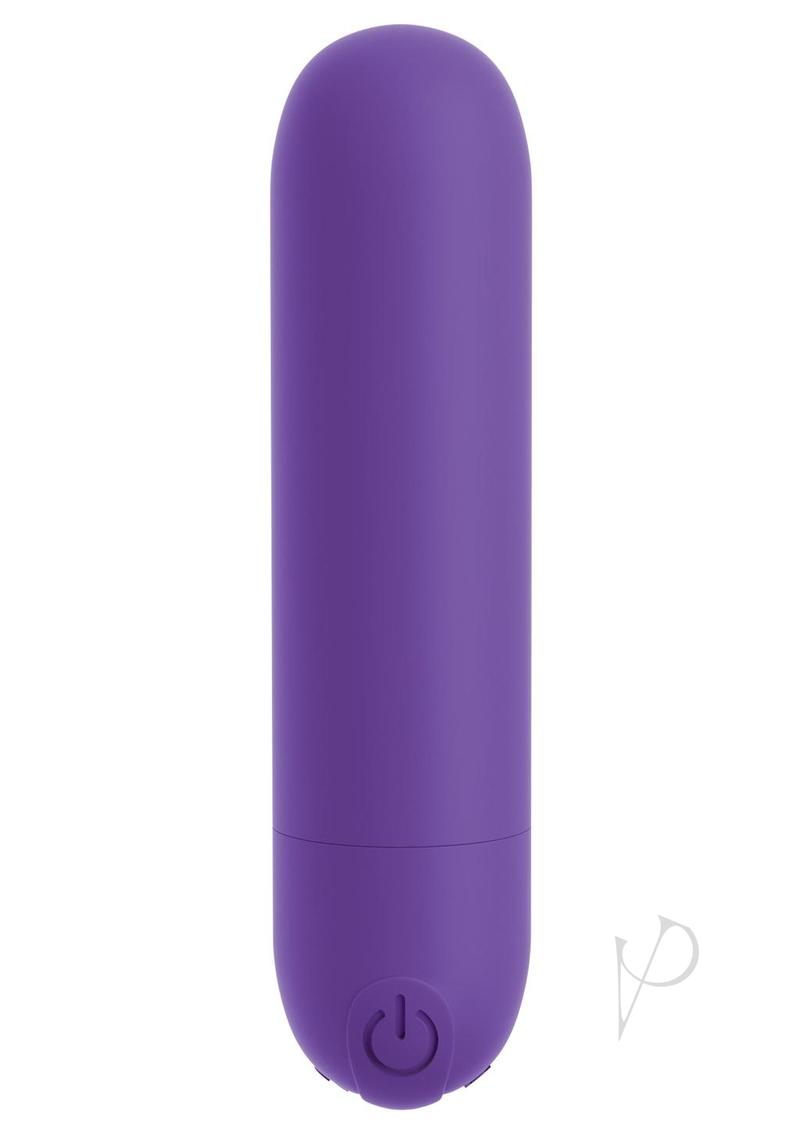 OMG! Bullets #Play Rechargeable Silicone Vibrating Bullet - Purple