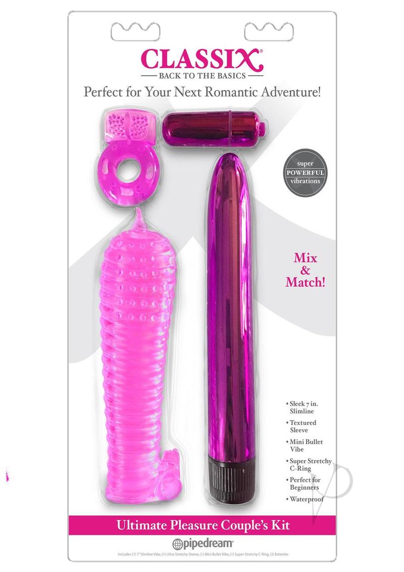 Classix Ultimate Pleasure Couple's (4 piece kit)- Pink