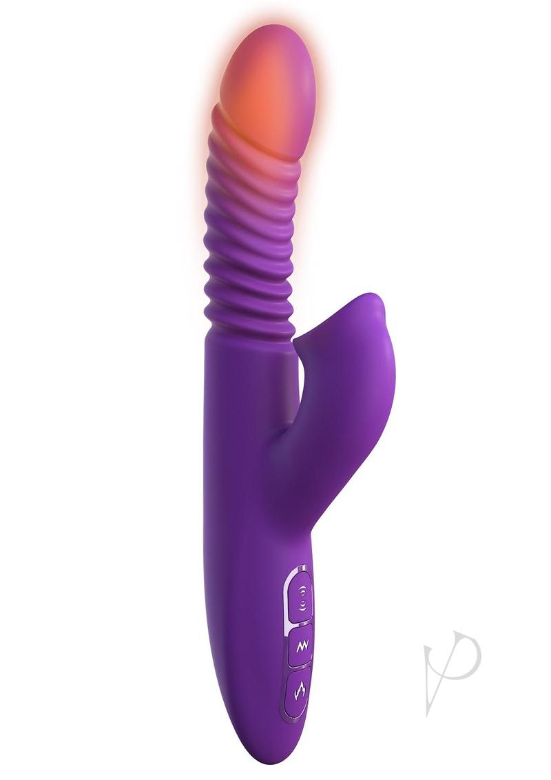 Fantasy For Her Ultimate Thrusting Clit Stimulate Her Rabbit Vibrator - Purple