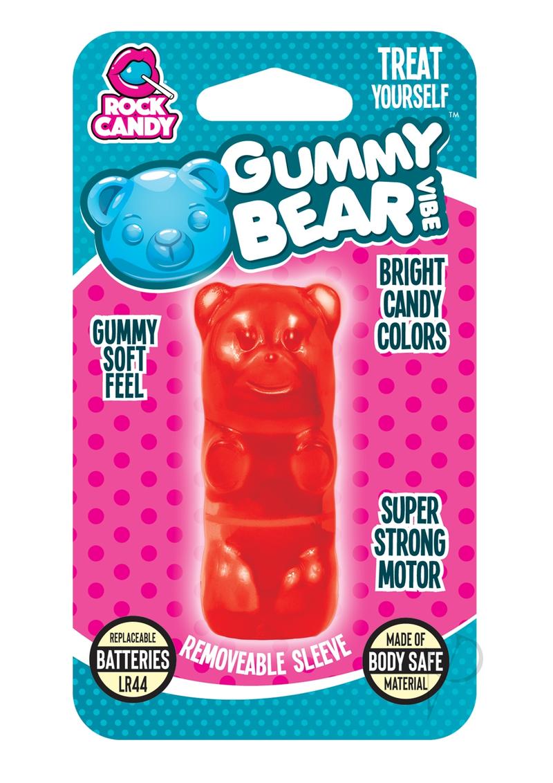 Gummy Bear Bullet Vibrator - Red