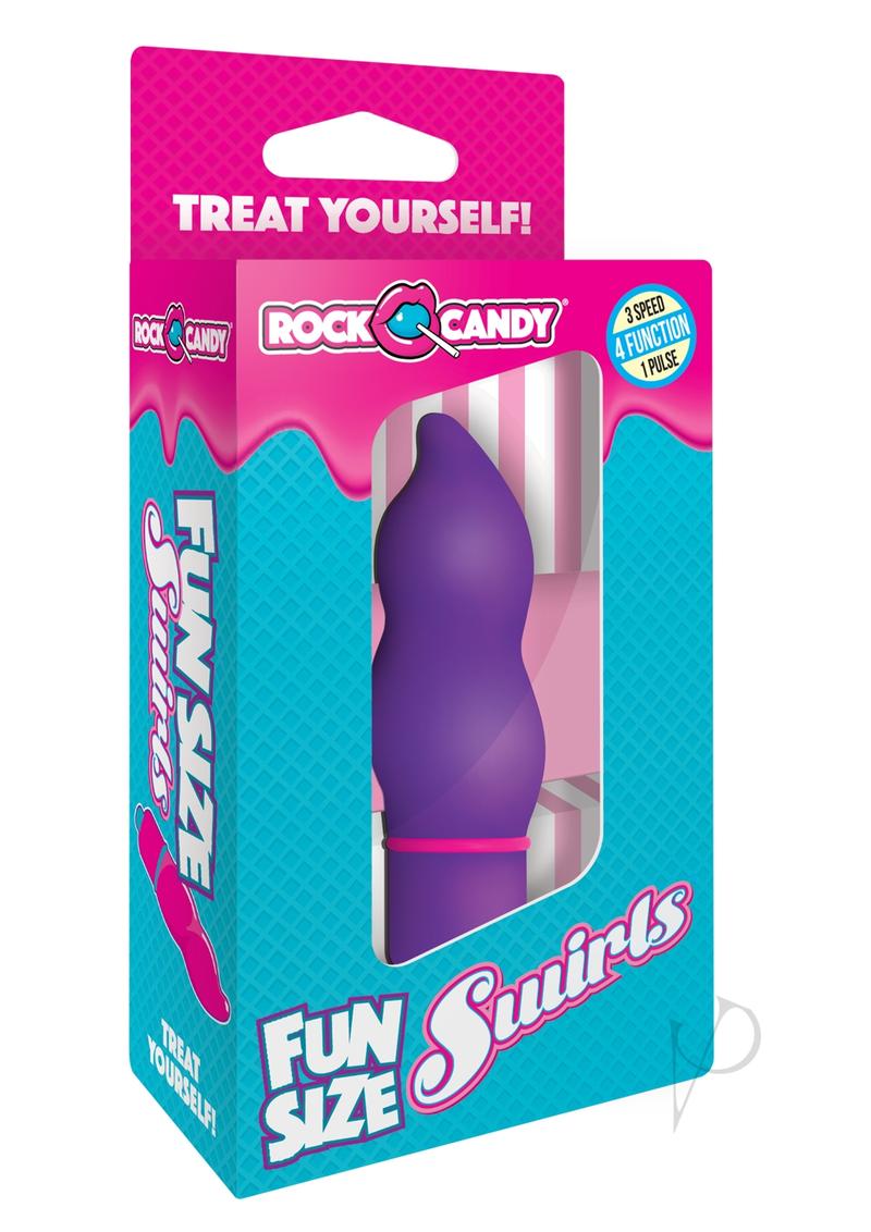 Fun Size Swirls Bullet Vibrator - Purple