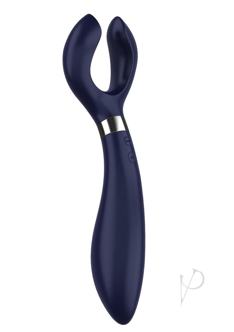 Satisfyer Endless Fun Silicone Dual Vibrator - Blue
