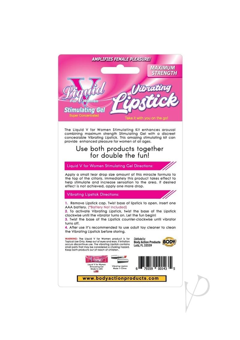 Liquid V Lipstick Kit - Pink