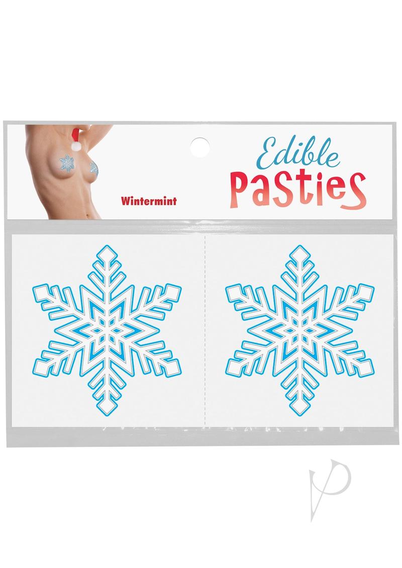 Edible Pasties - Snowflakes (Wintermint)