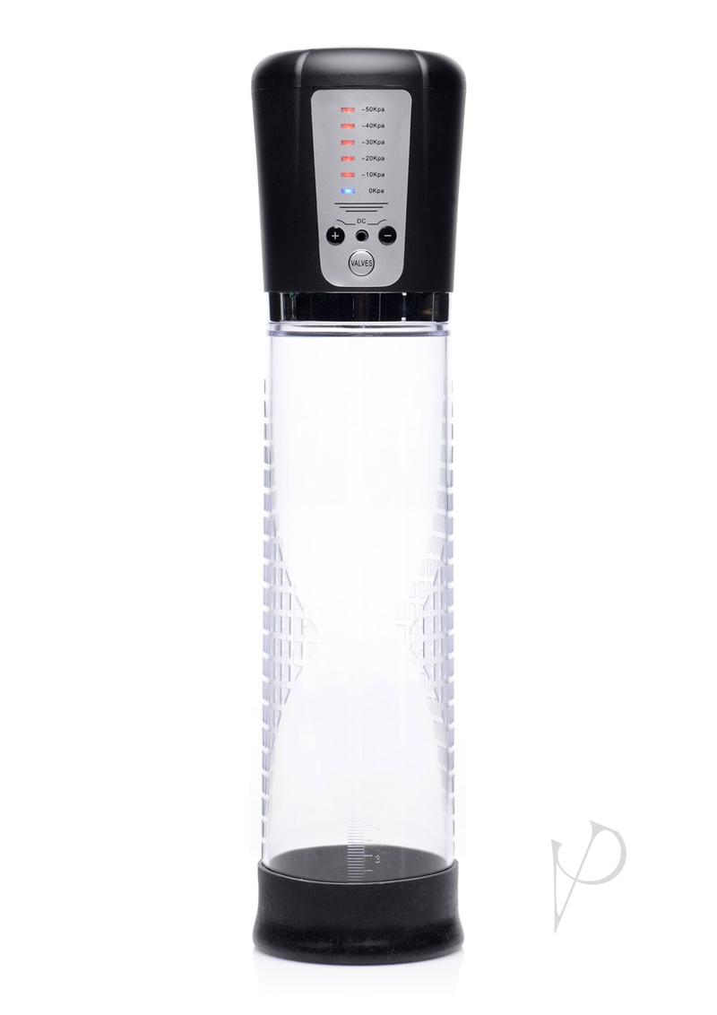 Master Series Pumping Master Rechargeable Penis Pump - Clear