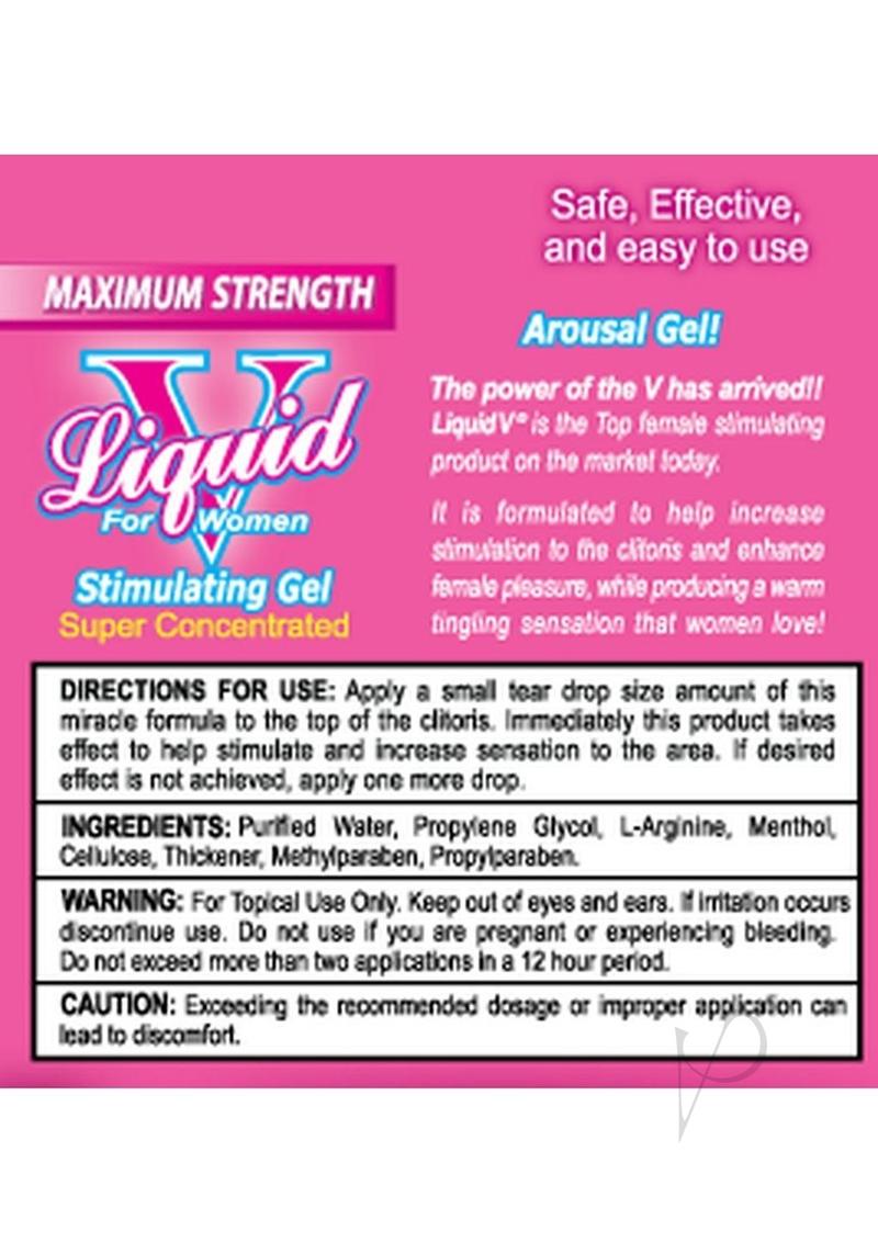 Liquid V Famle Stimulating Gel (3 Pack)