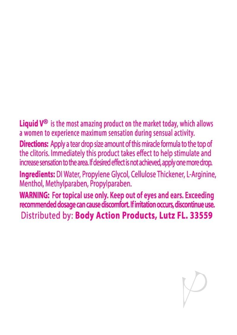 Liquid V Stimulating Gel For Women 0.3 oz