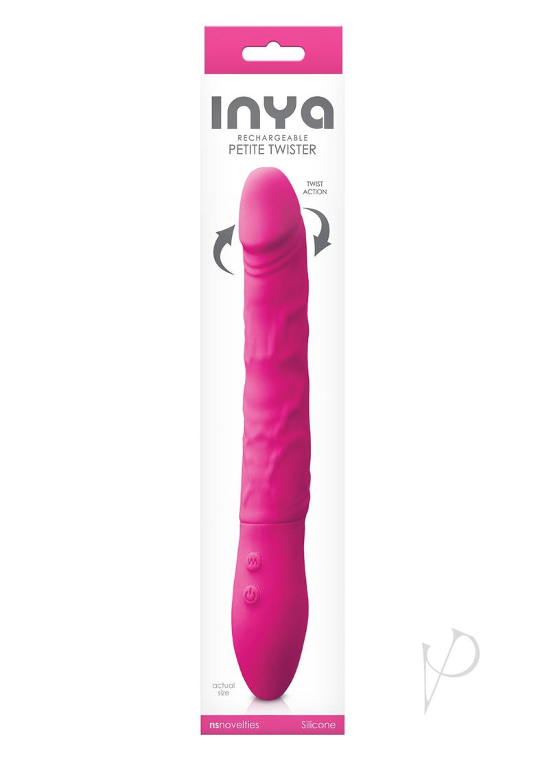 Inya Petite Twister Silicone Rechargeable Vibrator Pink