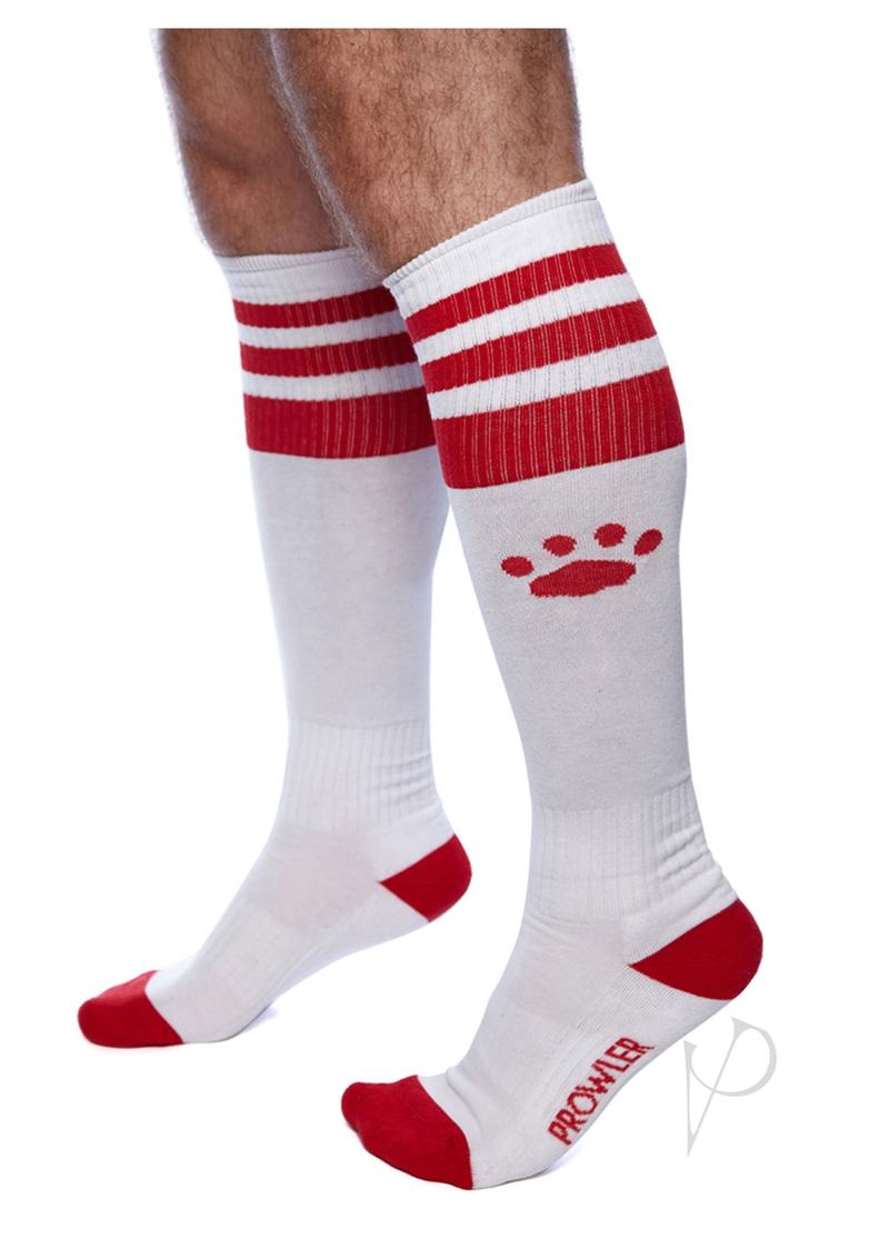 Prowler RED Football Socks White/Red