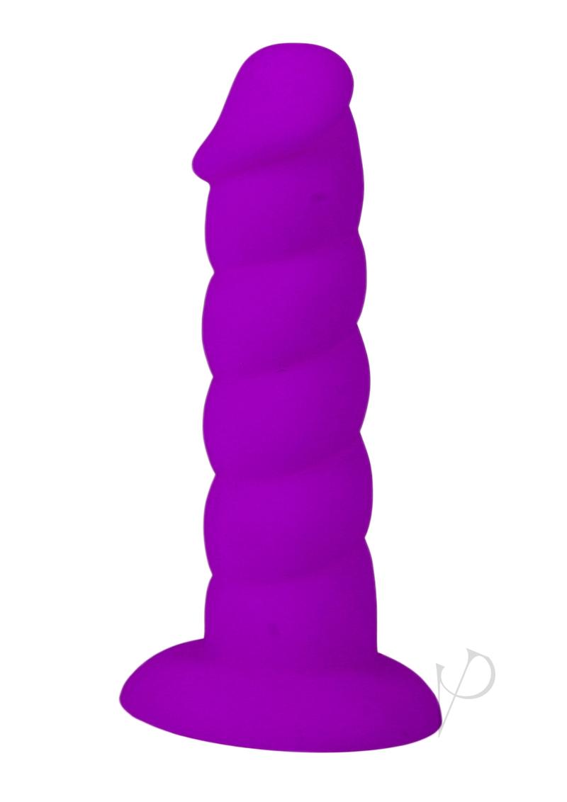 Suga` Daddy Silicone Dildo 5.5in - Purple