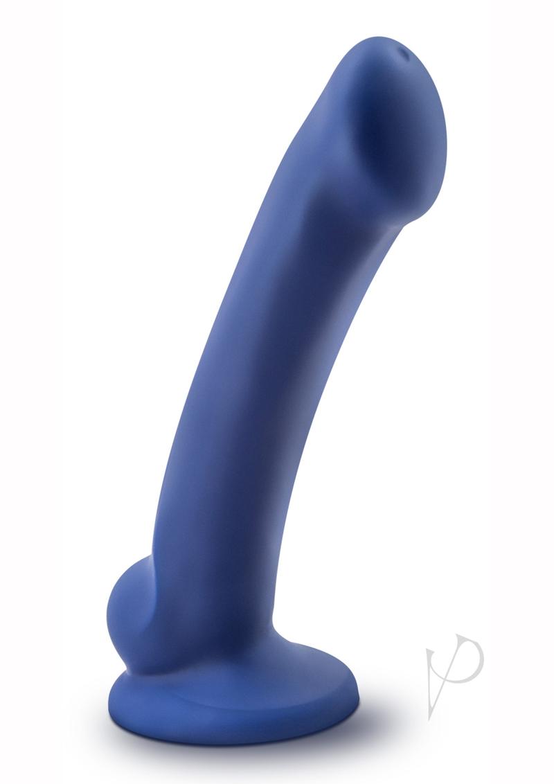 Avant D10 Ergo Mini Silicone Dildo with Suction Cup 6.5in - Indigo