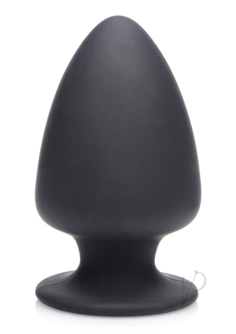 Squeeze-It Squeezable Silicone Anal Plug - Small - Black