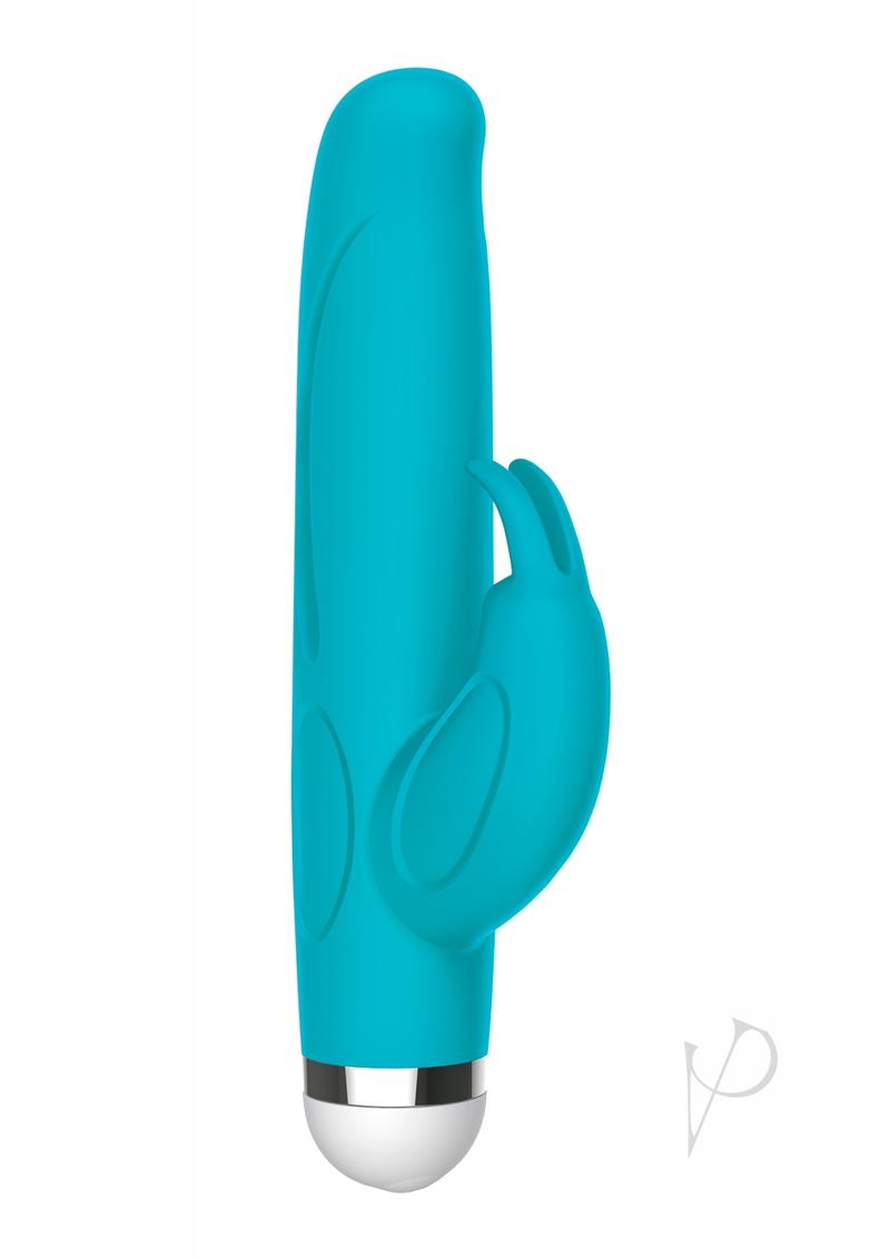 The Rabbit Company The Mini Rabbit Rechargeable Silicone Vibrator - Blue