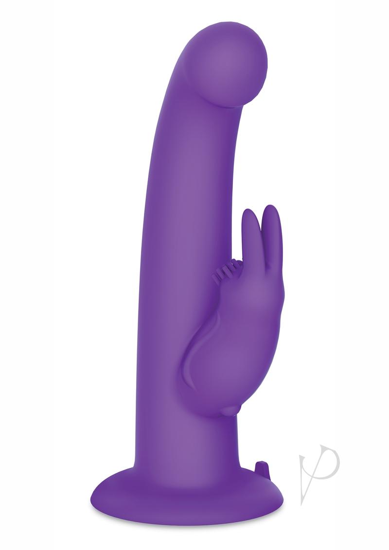 The Rabbit Company The G-Spot Rotating Rabbit Peg Rechargeable Silicone Rabbit Vibrator - Purple