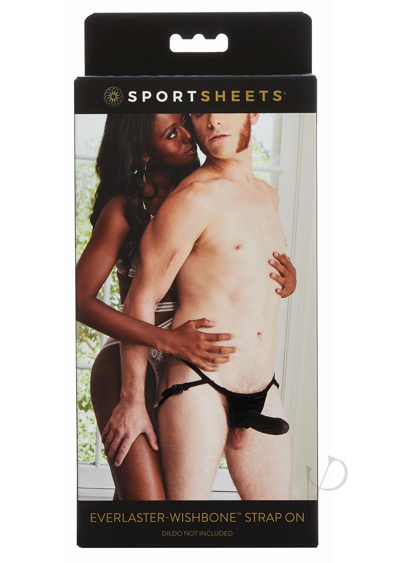 Sportsheets Everlaster Wishbone Strap-On Harness - Black