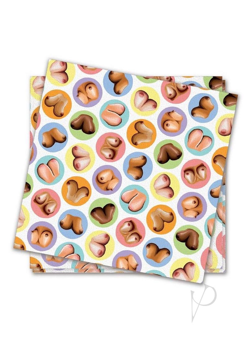 Candyprints Dirty Napkins Boob (8 per pack)