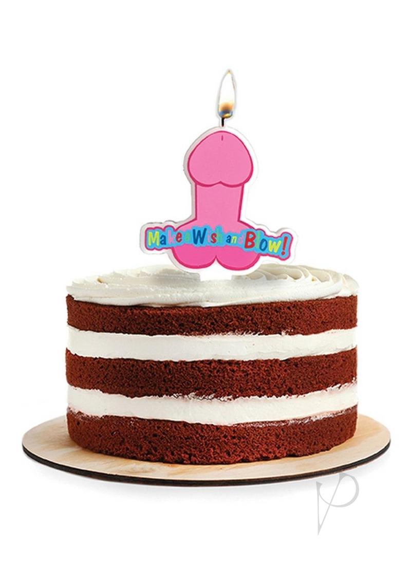 Candyprints Make A Wish and Blow Penis Party Candle