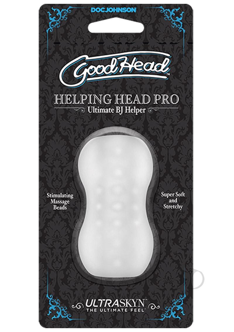 GoodHead Helping Head Pro Masturbator - Frost