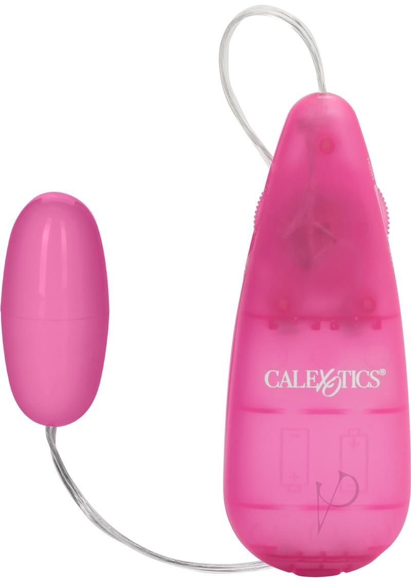 Pocket Exotics Vibrating Pink Passion Bullet with Wired Remote Control - Pink