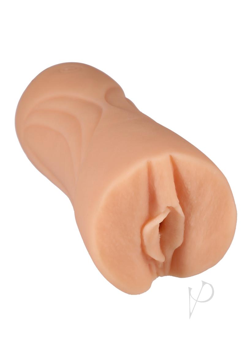 Signature Strokers Tan Lea Ultraskyn Pocket Masturbator - Pussy - Vanilla