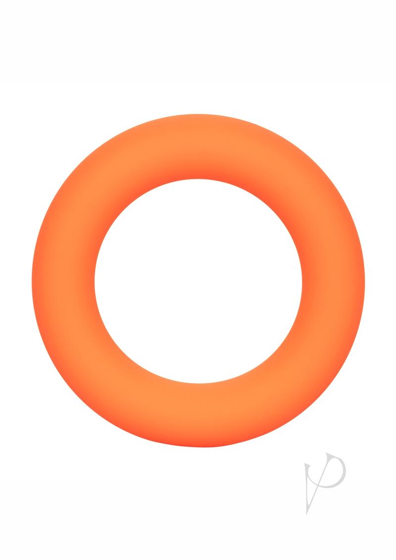 Link Up Ultra-Soft Verge Silicone Cock Ring - Orange