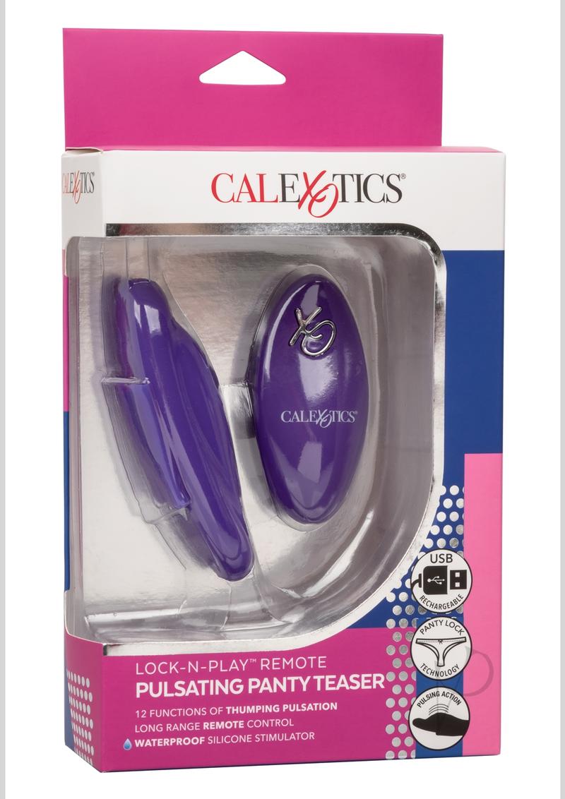 Lock-N-Play Silicone Rechargeable Panty Vibe - Purple