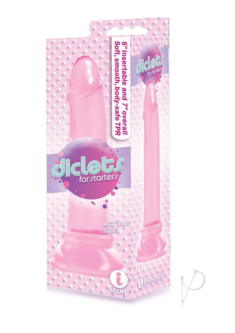 The 9's - Diclets Jelly Dildo 7in - Pink