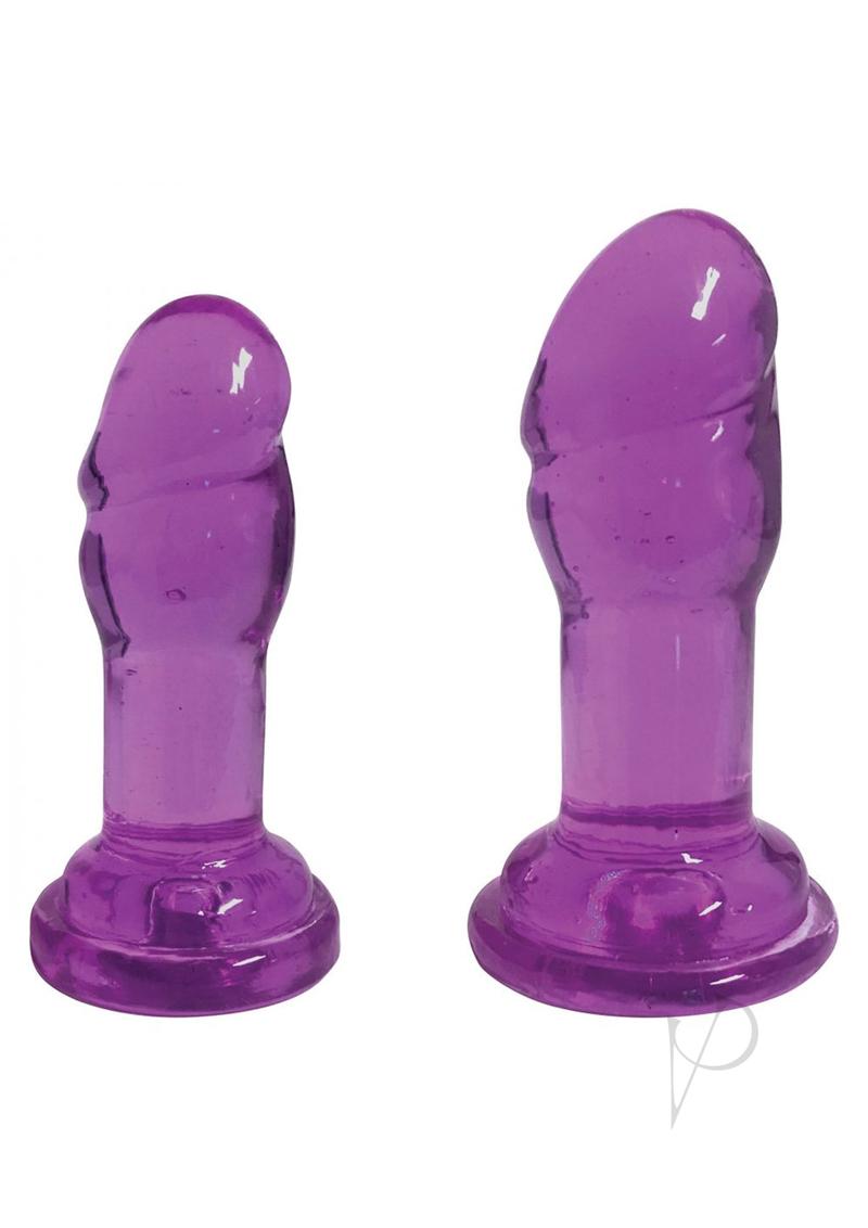 Lollicock Slim Sticks Duo Butt Plugs - Grape