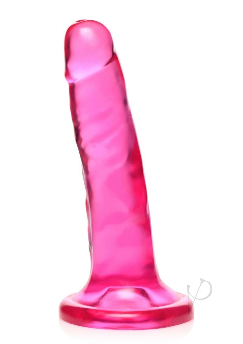 Lollicock Slim Stick Dildo 6in - Cherry Ice