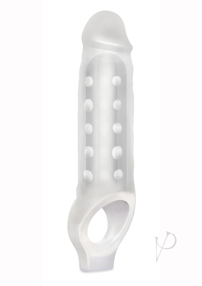 Blue Line CandB Gear Mighty Extender Penis Sleeve - Clear