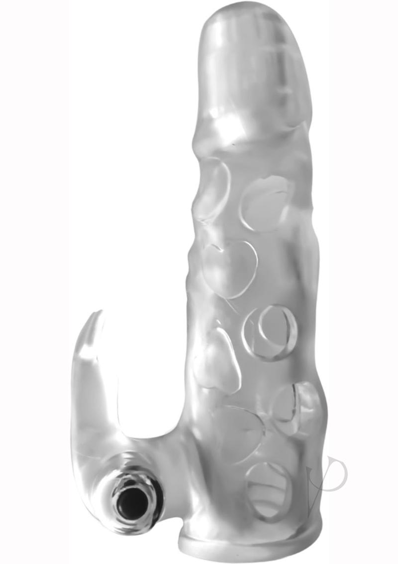 Wet Dreams Jacked Rabbit Silicone Penis Extender - Clear