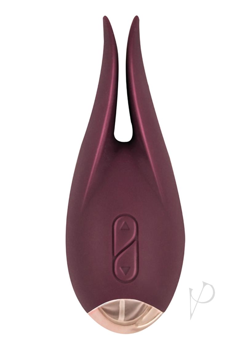 Lustful Lavish Silicone Rechargeable Vibrator - Purple