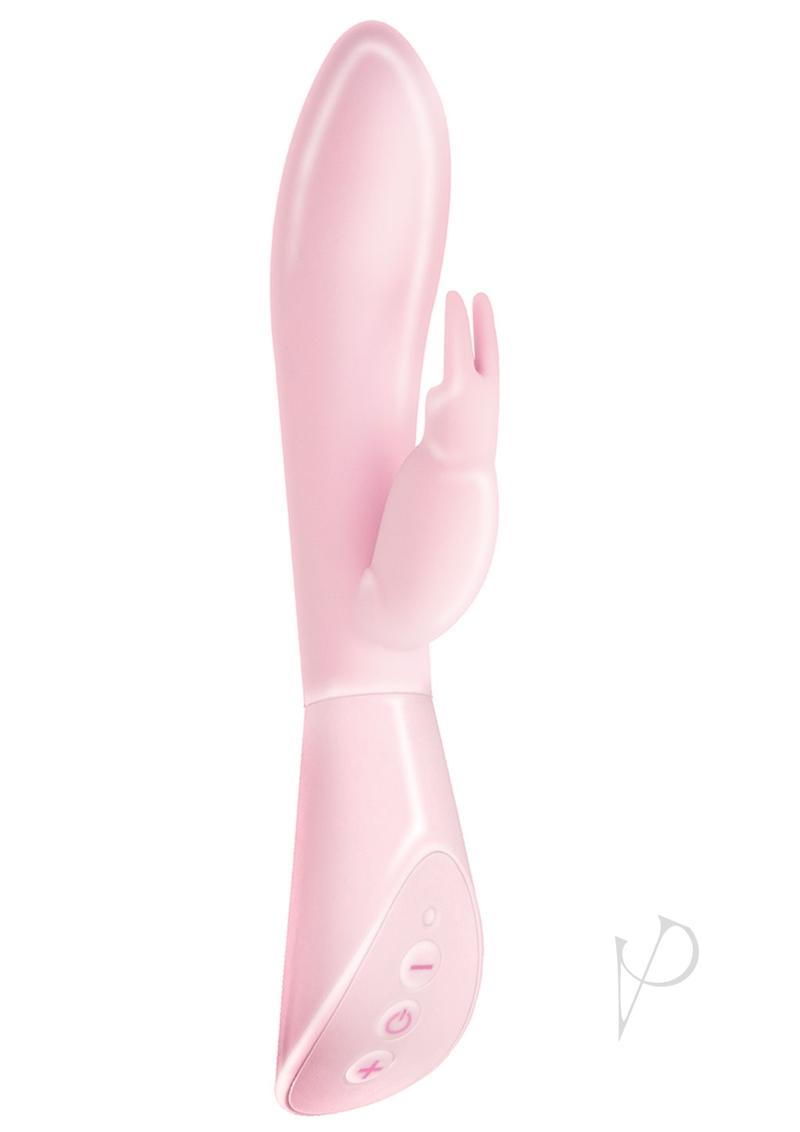 Touch Rabbit Vibe Silicone Rechargeable Vibrator - Pink