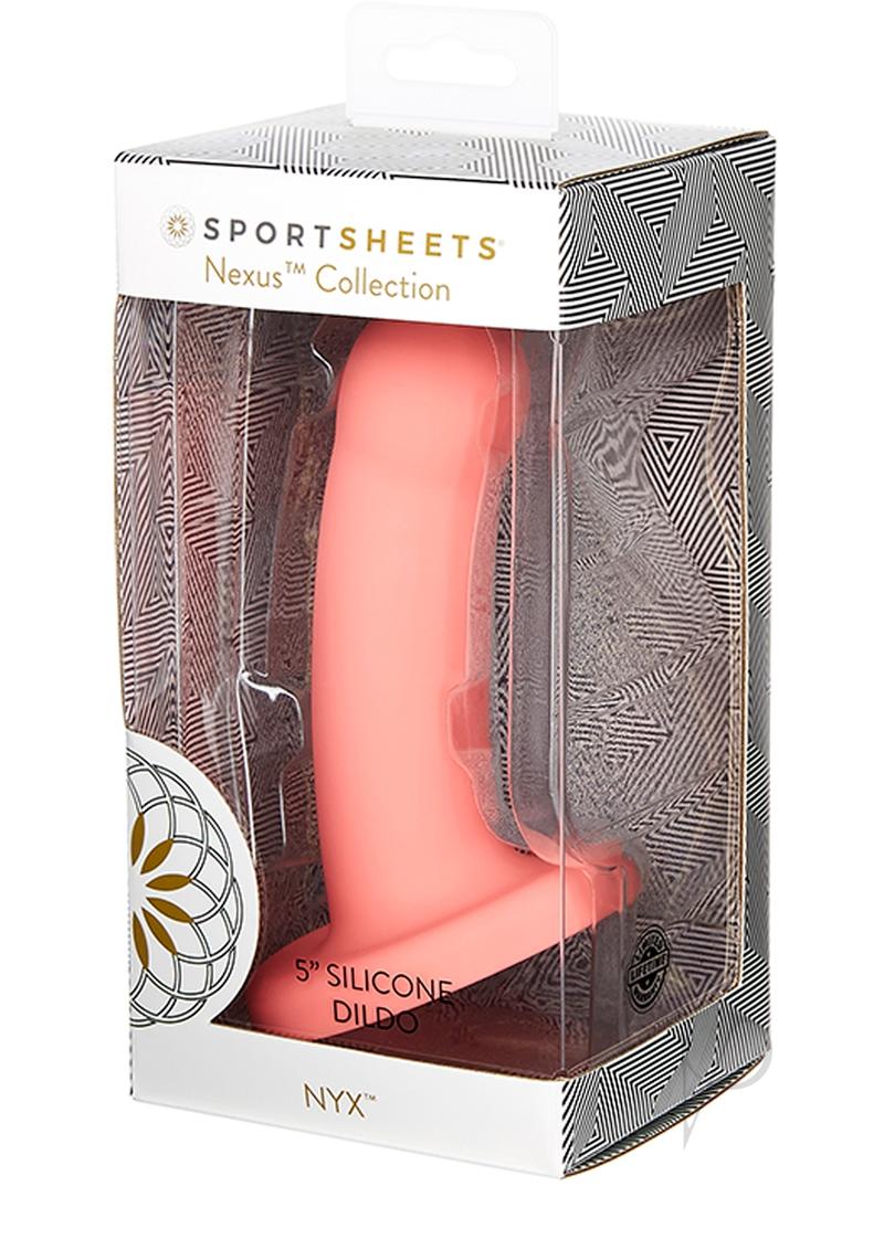 Nexus Collection By Sportsheets NYX Silicone Dildo 5in - Pink