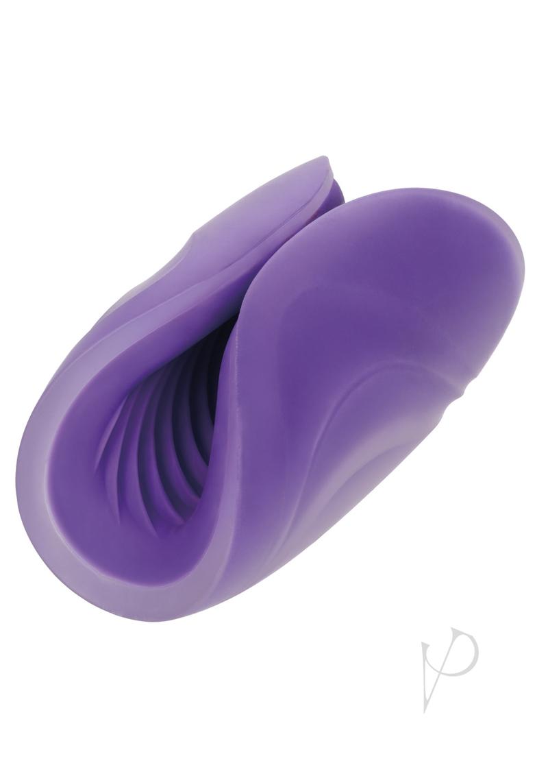 The Gripper Spiral Grip Masturbator - Dual Ended - Purple
