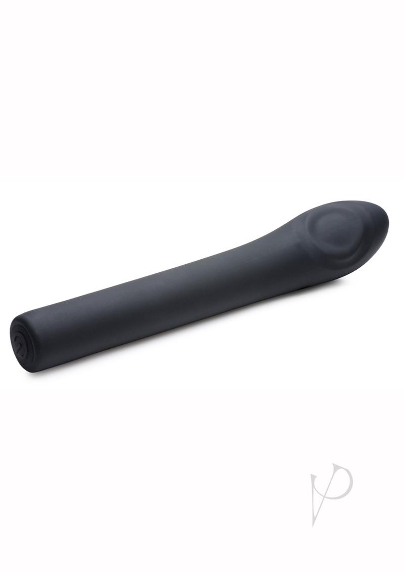 Inmi 5 Star 9X Pulsing Rechargeable Silicone G-Spot Vibrator - Black