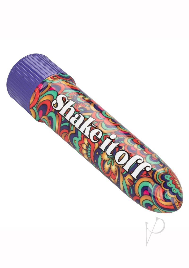 Naughty Bits Shake It Off Powerful Mini Vibrator - Multi Color