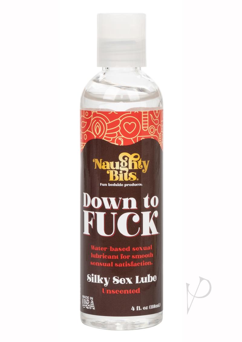 Naughty Bits Down To Fuck Water Based Silky Sex Lube - Boxed