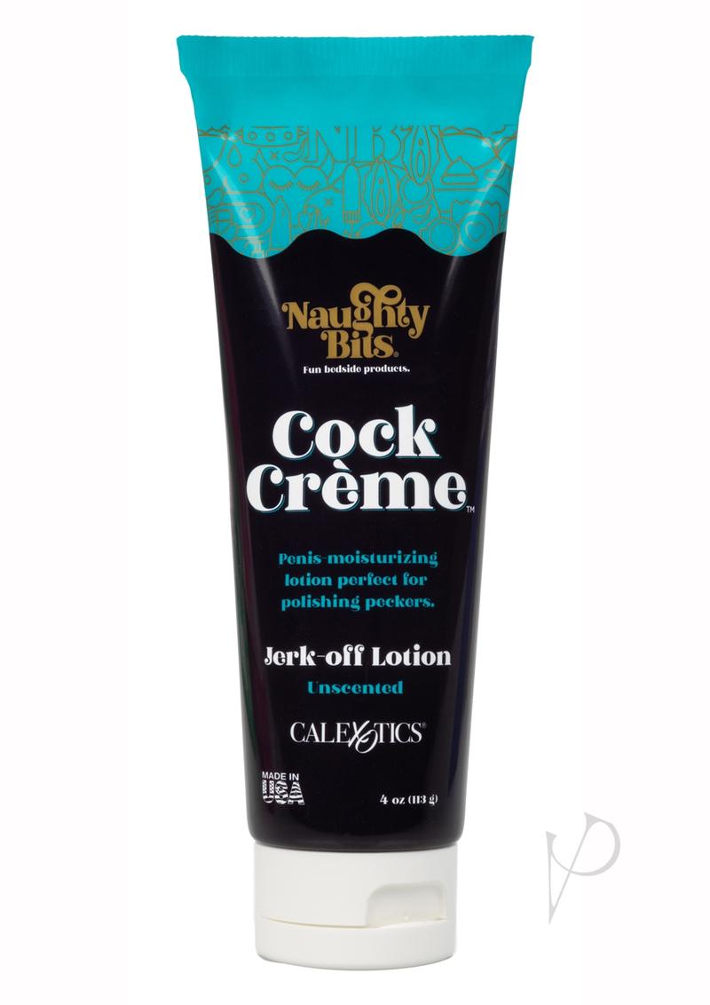 Naughty Bits Cock Crème Water Based Jerk-Off Lotion - Boxed