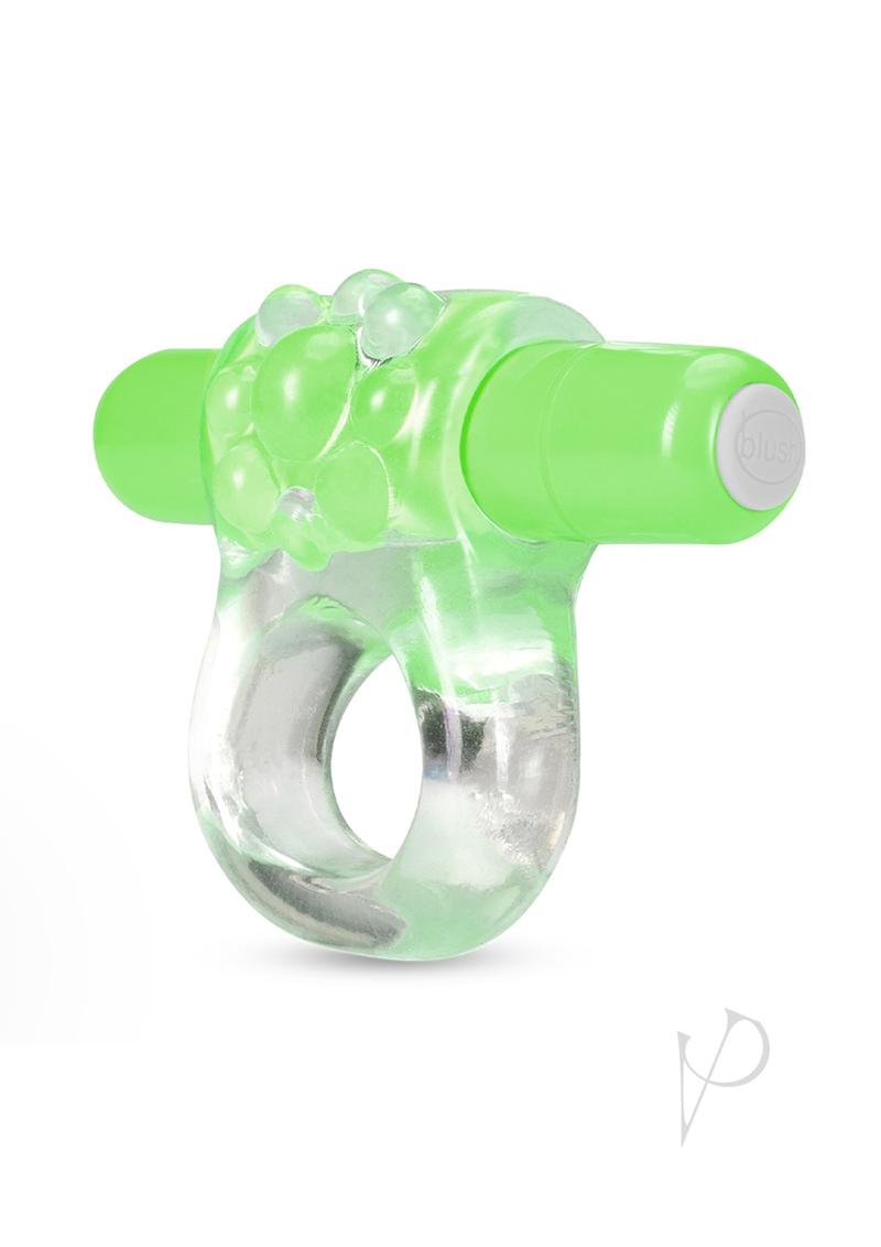 Play with Me Teaser Vibrating Cock Ring - Green