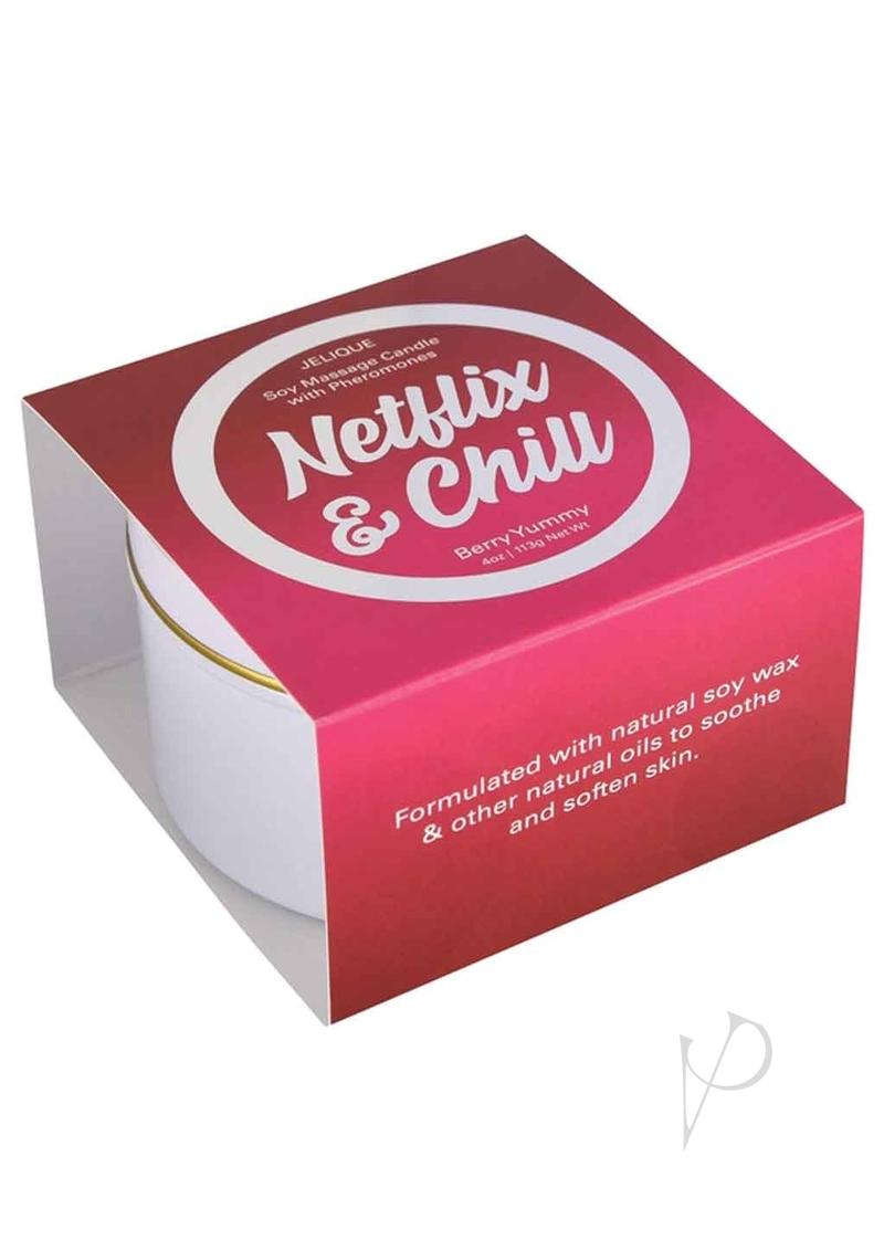 Jelique Massage Candle Pheromone Netflix and Chill Very Yummy 4oz